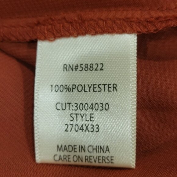 MAX STUDIO SZ S NWT Smocked Off Shoulder Balloon Tiered Sleeve Boho Tunic Top - Picture 12 of 12